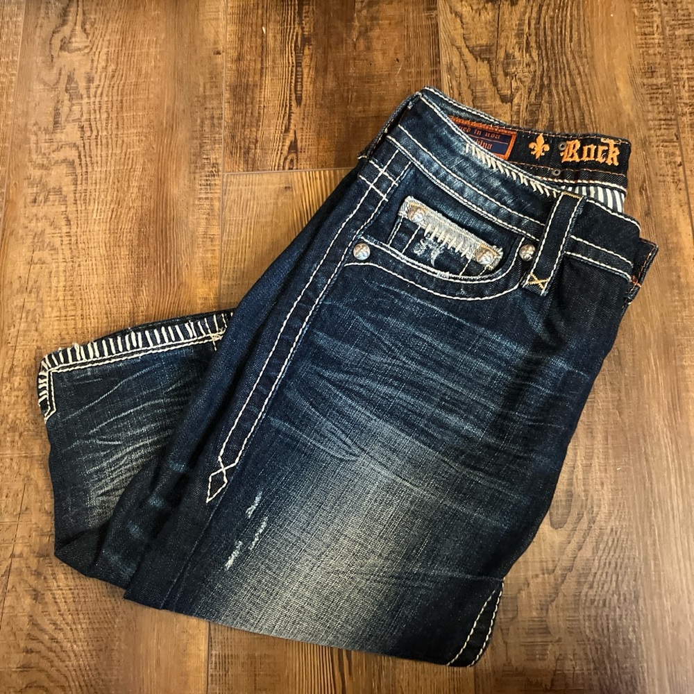 Rock Revival Cropped Jeans